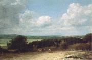A ploughing scene in Suffolk, John Constable